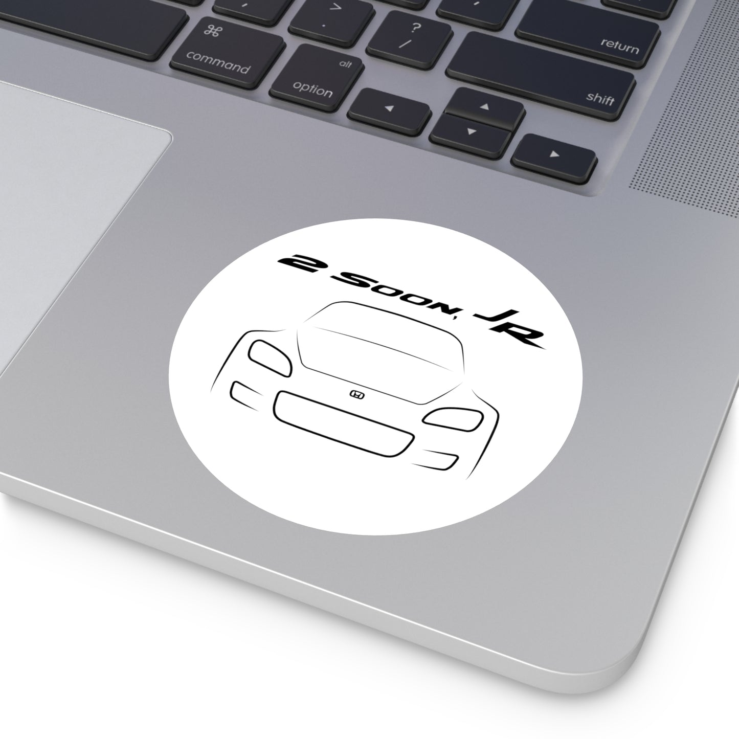 Too soon, Junior S2000 S2k round circle sticker outdoor car